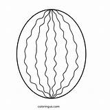 Watermelon Coloring Pages Free Printable PDF sketch template
