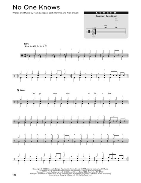 No One Knows | Sheet Music Direct