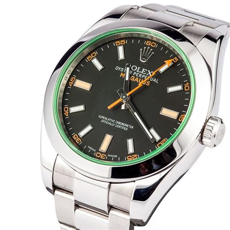 Rolex Milgauss Green Crystal 116400 GV - On Sale Now at Bob's Watches