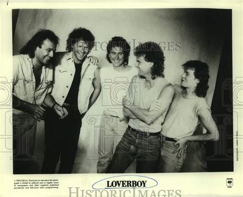 Amazon.com: Vintage Photos 1985 Loverboy Band Members, Five Musicians ...