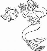 Coloriage La petite Sirène 3 Avec Tête à Modeler sketch template