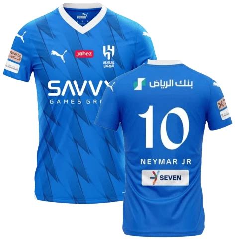 Neymar Jr Al Hilal SFC 23/24 Home Jersey - JerseyMotion