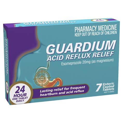 Buy Guardium Acid Reflux Relief 7 Tablets Online at Chemist Warehouse®