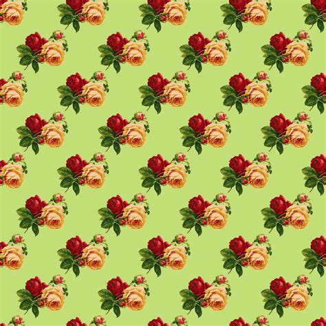 Vintage Roses Wallpaper Pattern Free Stock Photo - Public Domain Pictures