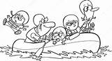 Dibujos De rafting Para Colorear sketch template