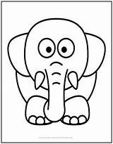 Baby Elephant Coloring Page  Print It Free sketch template