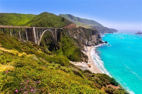 Incentive San Francisco California Bixby bridge in Big Sur Monterey County in Route 1 - maximize