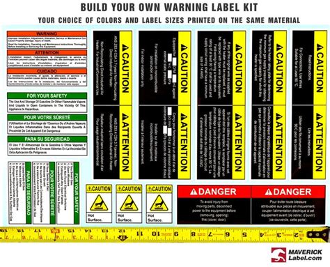 Keep your employees & customers safe with custom warning labels. # ...