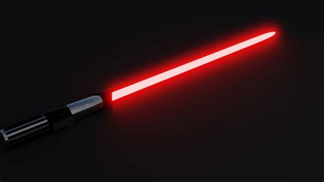 Darth Vader Lightsaber free 3D model animated | CGTrader