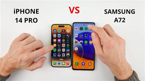 iPhone 14 Pro vs Samsung A72 | SPEED TEST - YouTube