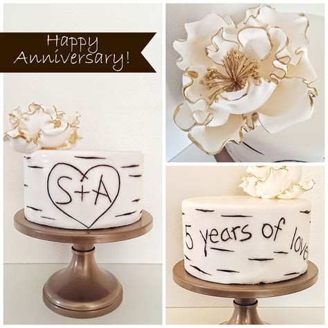 +22 5Th Wedding Anniversary Cake Designs 2024 - clowncoloringpages