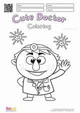 Cute Doctor Coloring Pages For Kids  Kidpid sketch template