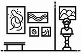 Gallery coloring Page 2 sketch template