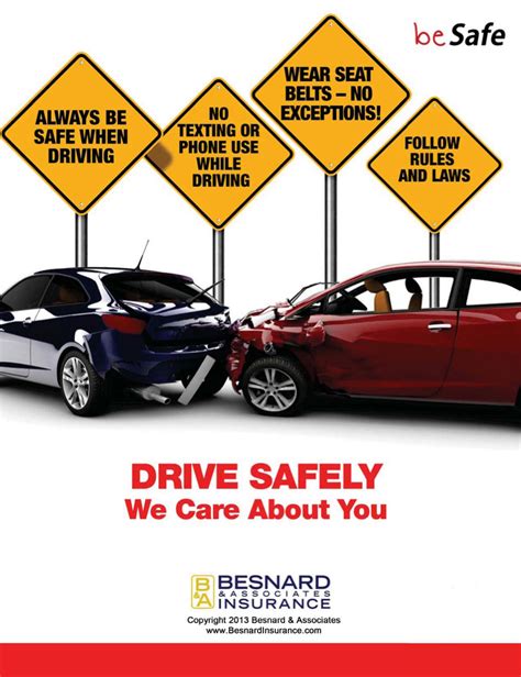 Drive Safely Poster - Besnard Safety