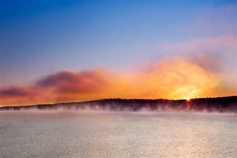 06/29/12 Featured Arkansas Photography–Sunrise over Lake Maumelle in Western Pulaski County ...