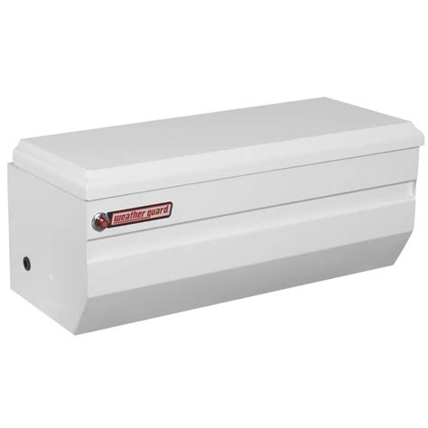 WEATHER GUARD 47-in x 20.25-in x 19.25-in White Steel Universal Chest Truck Tool Box at Lowes.com