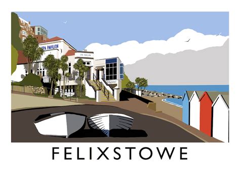 Felixstowe Art Print | Felixstowe, Art prints, Retro travel poster