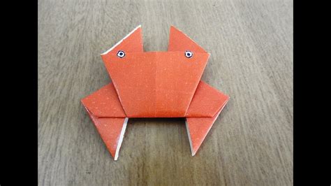 How to make an Origami Crab very Easily.... - YouTube