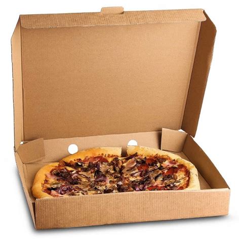 Standard Brown Plain Pizza Box 12'' (100 pack) | Henderson's ...