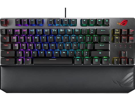 ASUS X801 ROG Strix Scope NX TKL Deluxe 80% RGB Gaming Mechanical Keyboard, ROG NX Red Linear ...