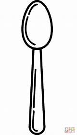 Spoon coloring Page  Free Printable Coloring Pages sketch template