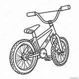 Bmx Bike Coloring Page 32523 25701 sketch template