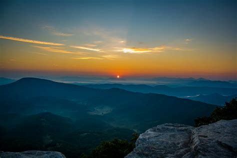 Free stock photo of mountain, sunrise