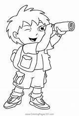 Go Diego 2 Coloring Page For Kids  Free Printable sketch template