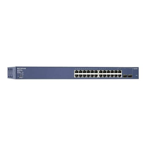 NETGEAR GS724TP Smart PoE Switch - Switch - managed - 24 x 10/100/1000 (PoE) + 2 x shared SFP ...