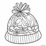 Winter Hat Coloring Page 37423 29591 sketch template