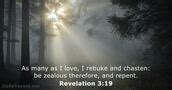 December 16, 2021 - Bible verse of the day (NCB) - Revelation 3:19 ...