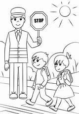 Crossing Guards coloring page  Free Printable Coloring Pages sketch template