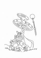 Thor Coloring Games  ColoringGamesNet sketch template