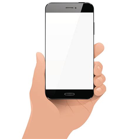Hand Holding Phone Clipart ~ Phone Hand Holding Cell Vector Clipart Clip Illustration ...