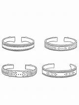 Bracelet coloring Pages sketch template