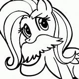 Mustache Coloring Pages For Kids sketch template
