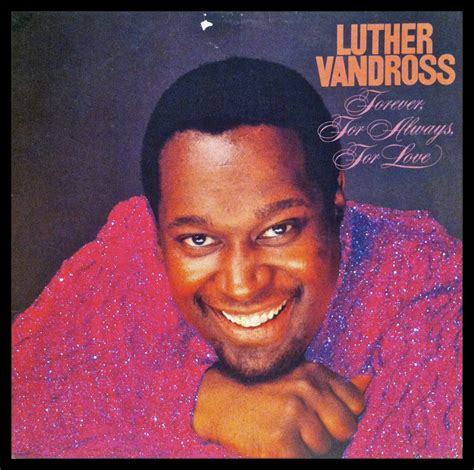 Glittered Vintage Luther Vandross Album