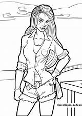 Coloring Pages Models sketch template