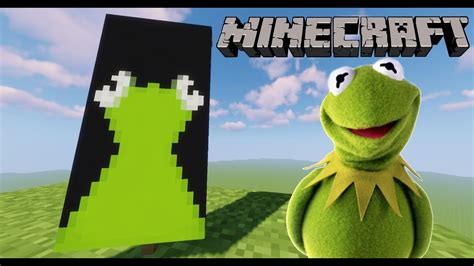 Minecraft KERMIT THE FROG Banner Design Tutorial! - YouTube