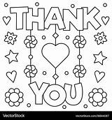 Printable Thank You Cards To Color sketch template