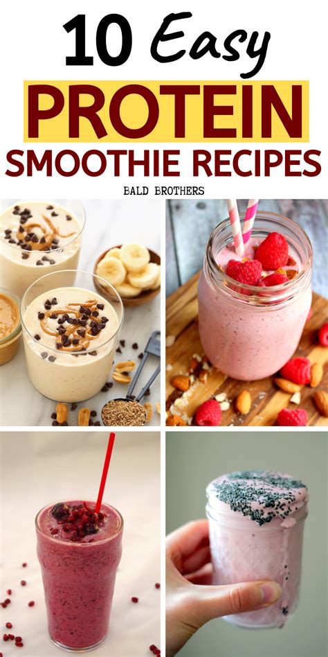 10 Healthy Protein Smoothies Every Man Should Try | Healthy protein smoothies, Easy protein ...