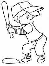 Little Boy Playing Baseball coloring Page  Download Print Or Color sketch template