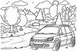 Renault Scenic Coloring Pages Printable Color Voiture Coloriage  sketch template