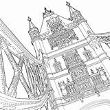Architecture Coloring Pages At GetColoringscom  Free Printable sketch template