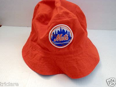 New York Mets bucket hat Gulf SGA Shea Stadium reversible blue orange ...