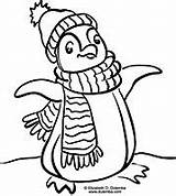 dulemba Coloring Page Tuesday  Penguin sketch template