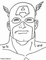 Boss Captain America Coloring Page sketch template