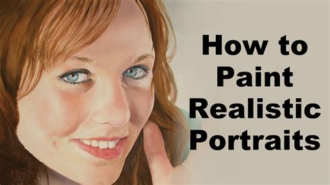 How to paint portraits - Realistic portrait painting tutorial - YouTube