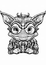 Gremlins Coloring Pages Sketch Page sketch template