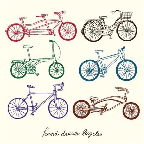 Bicycle types set Stock Vector Image by ©shtonado #63337207